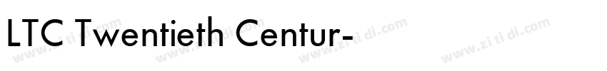 LTC Twentieth Centur字体转换